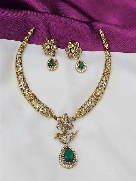Antique green peacock kante just 650