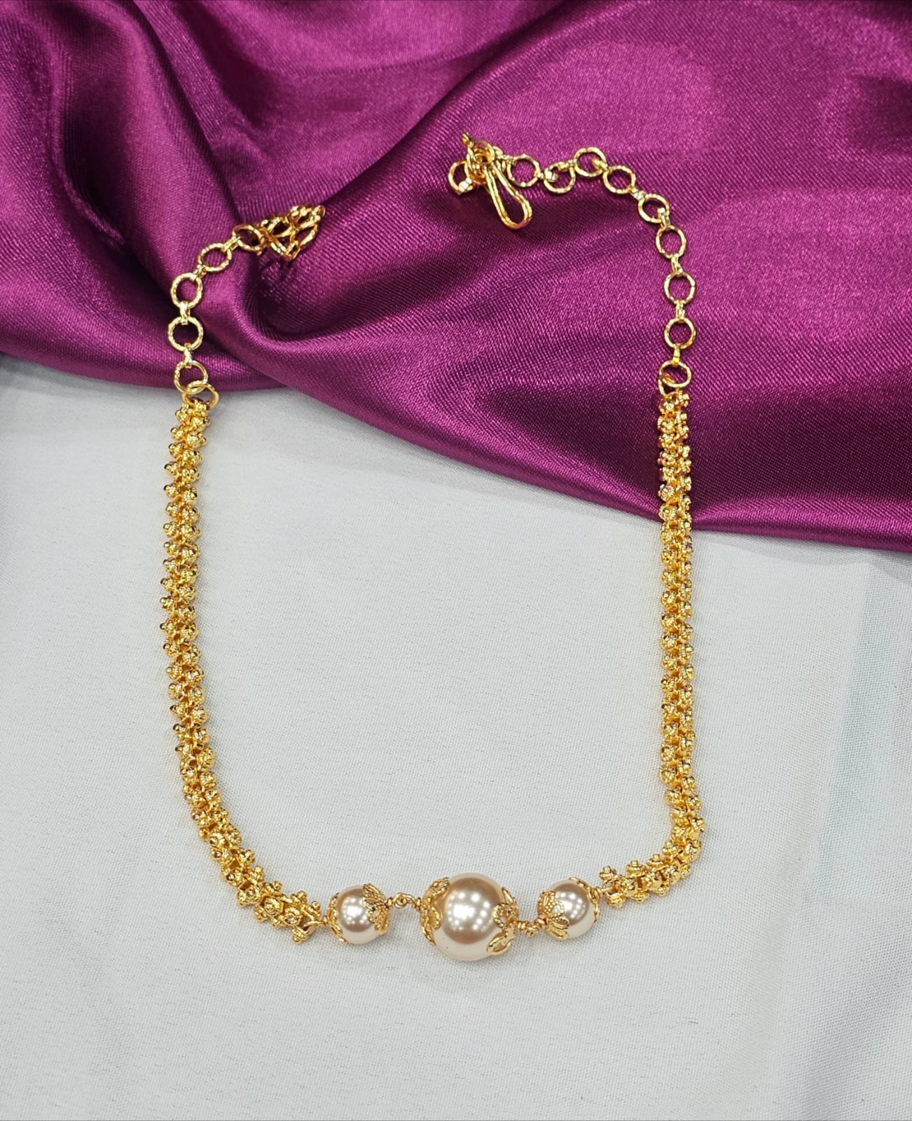 Handmade chain with Mala micro polish just 599