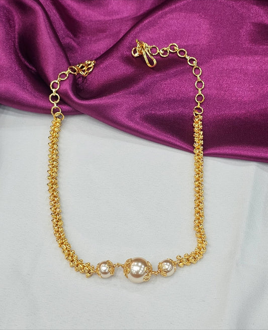 Handmade chain with Mala micro polish just 599