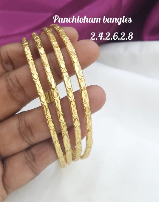 Panchloham bangles 790 free shipping  plz Mention size in Notes