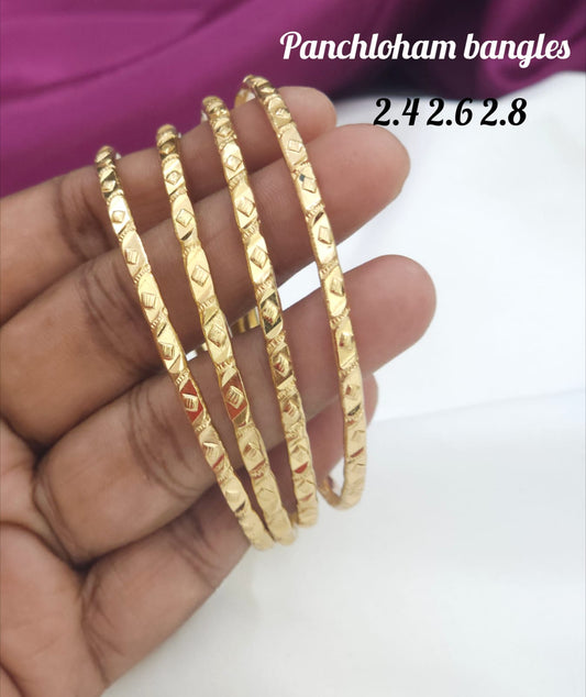 Panchloham bangles 790 free shipping  plz Mention size in Notes