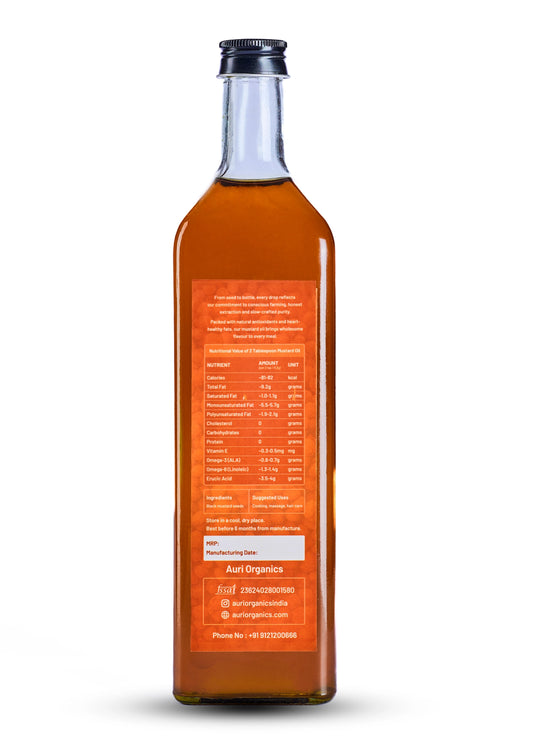 Auri Wood-Pressed Mustard Oil 1L