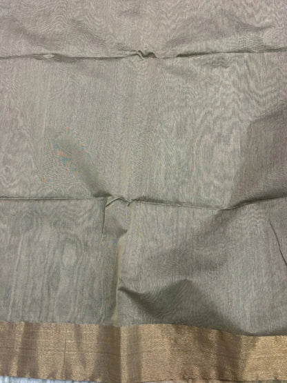 POCHAMPALLY IKKAT SICO CREAM SARI - pochampallysarees.com