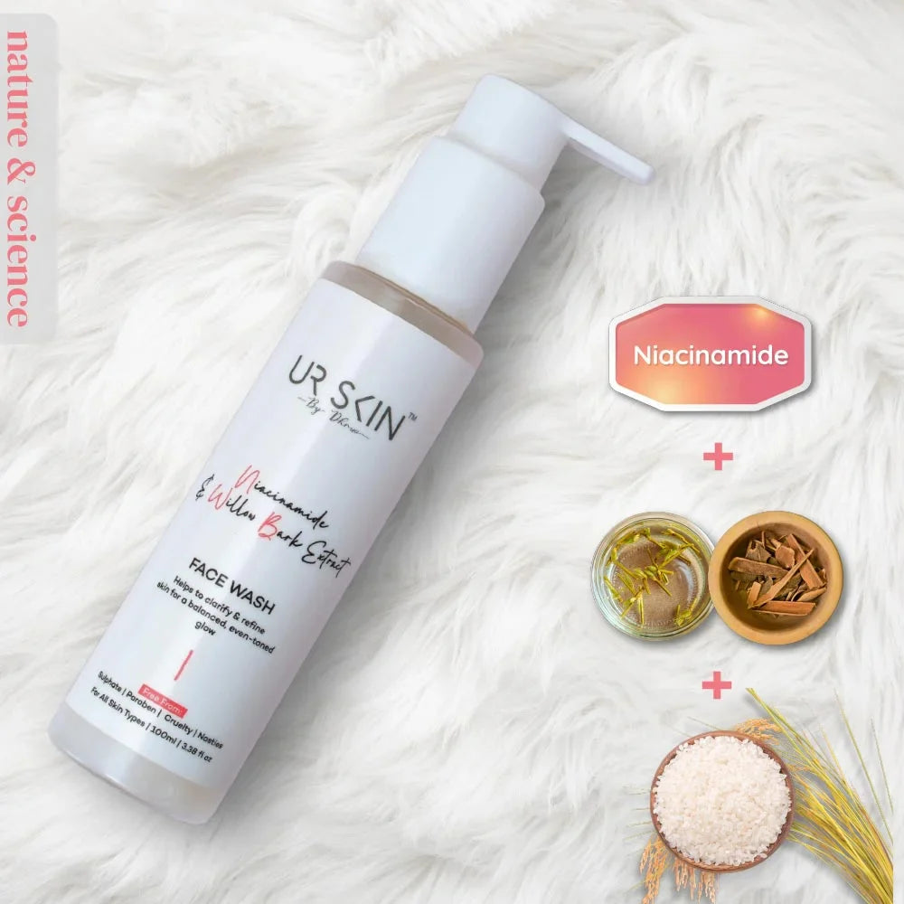 Niacinamide face wash for men and women