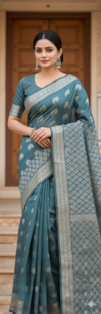 Madhavaram Pattu Saree design 3