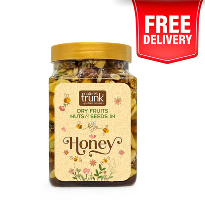 Dry Fruits, Nuts & Seeds in Honey