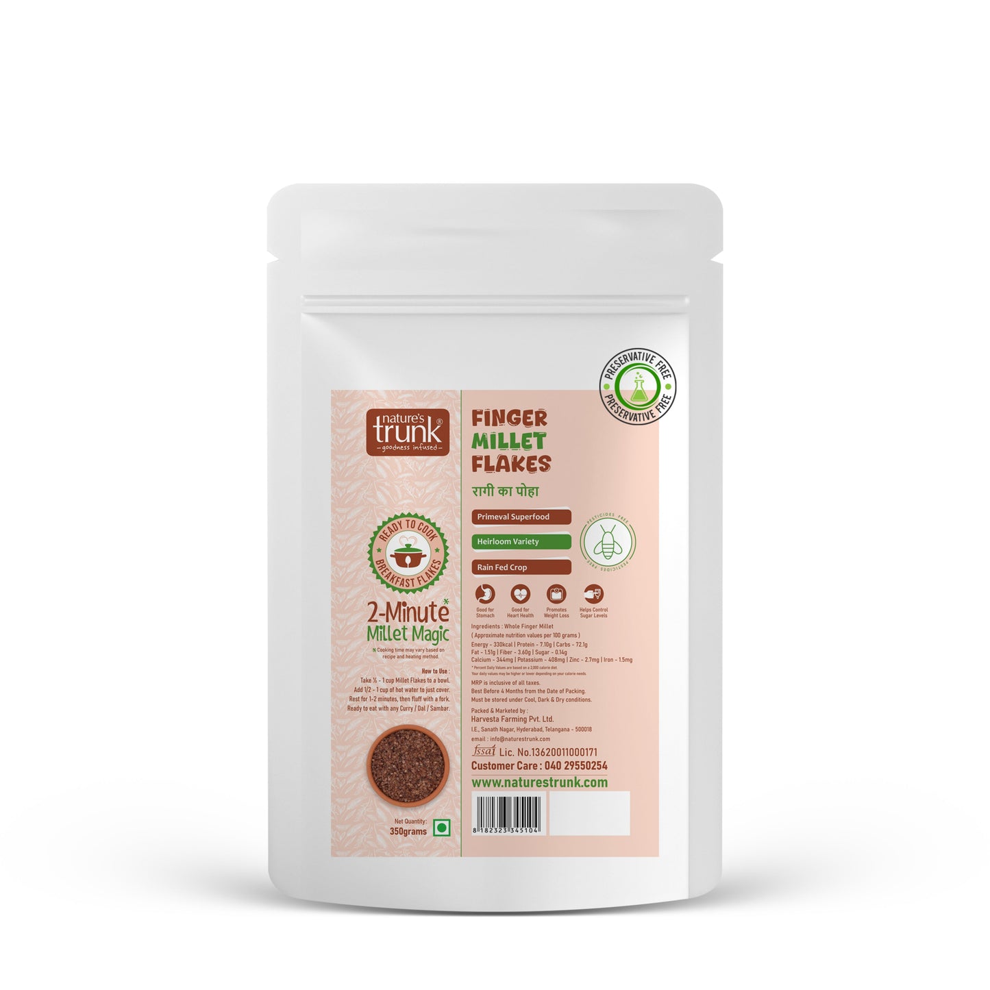 Finger Millet Flakes | Ragi | Nachni