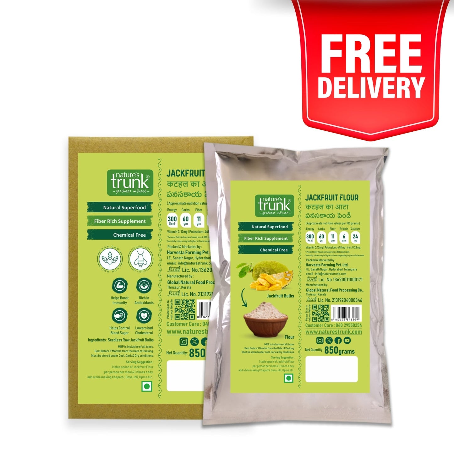Raw Jackfruit Flour | Powder