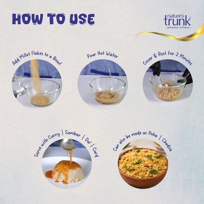 Ready to Cook - Kodo Millet Flakes | Kodaye | Arikelu