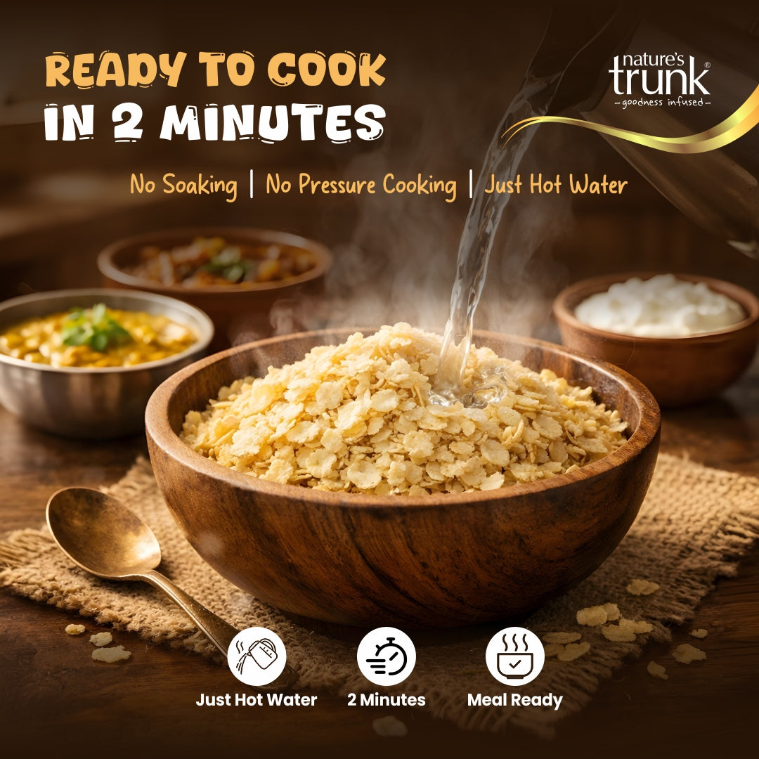 Ready to Cook - Sorghum Flakes | Jowar Poha | Jonna Atukulu