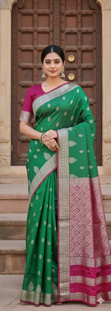 Madhavaram Pattu Saree design 7