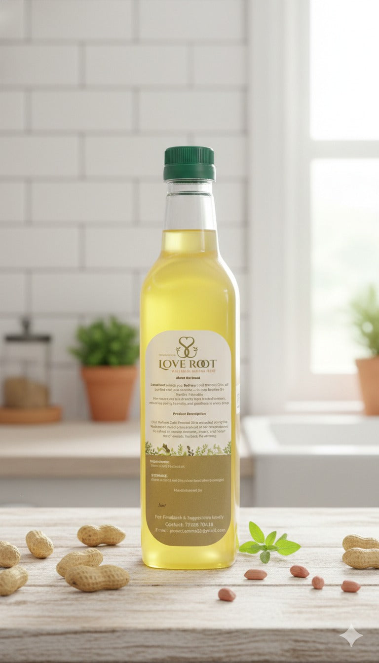 100% NaturalGroundnut Oil 1 Liter