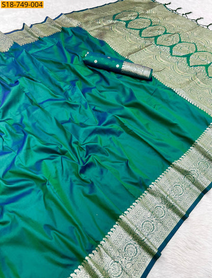 Fancy banarasi silk saree